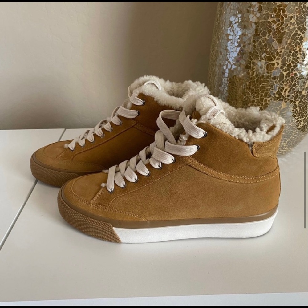 Rag & Bone Army High Top Shearling Lined Sneaker